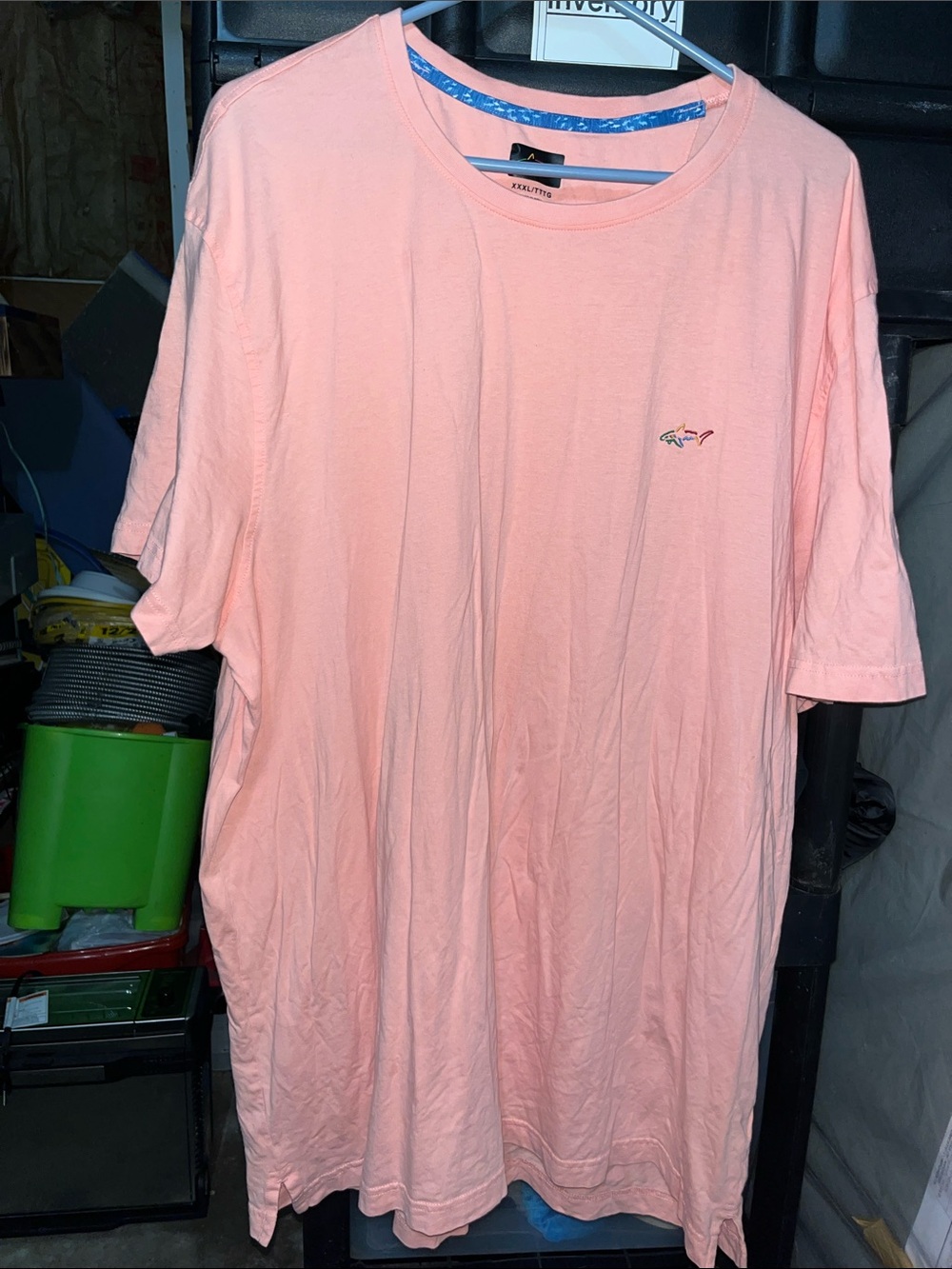 Greg Norman Collection Short-Sleeve Crewneck T-Shirt in Light Pink